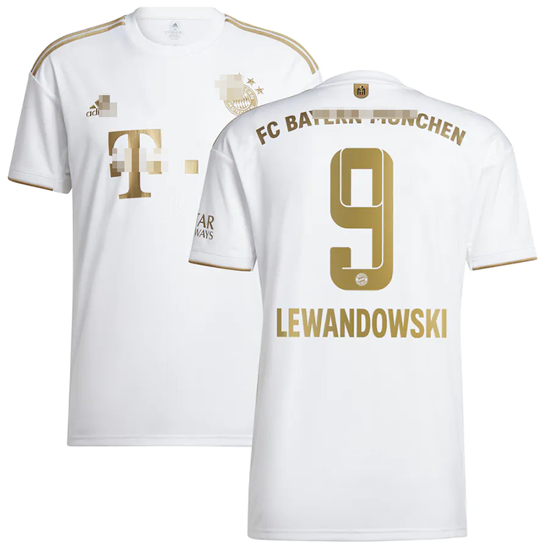 Camiseta Lewandowski 9 Bayern Múnich Away 2022/2023